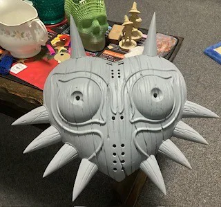 Majoras Mask Wood Grain Large Size – Mặt nạ Majora vân gỗ khổ lớn - Image 3