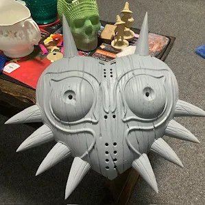 Majoras Mask Wood Grain Large Size – Mặt nạ Majora vân gỗ khổ lớn