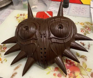 Majoras Mask Wood Grain Large Size – Mặt nạ Majora vân gỗ khổ lớn - Image 6