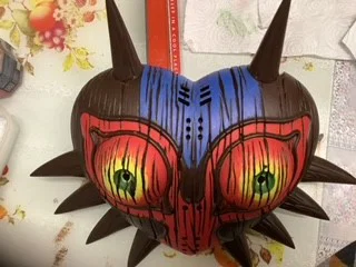 Majoras Mask Wood Grain Large Size – Mặt nạ Majora vân gỗ khổ lớn - Image 7