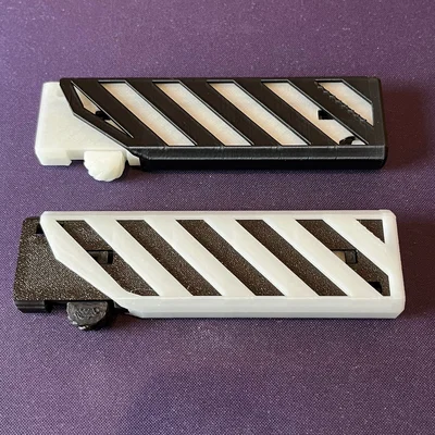 Tay cầm OTF Knife đơn giản dạng sọc (Simple OTF Knife Handle Stripes)