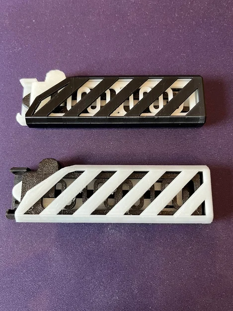 Tay cầm OTF Knife đơn giản dạng sọc (Simple OTF Knife Handle Stripes) - Image 3