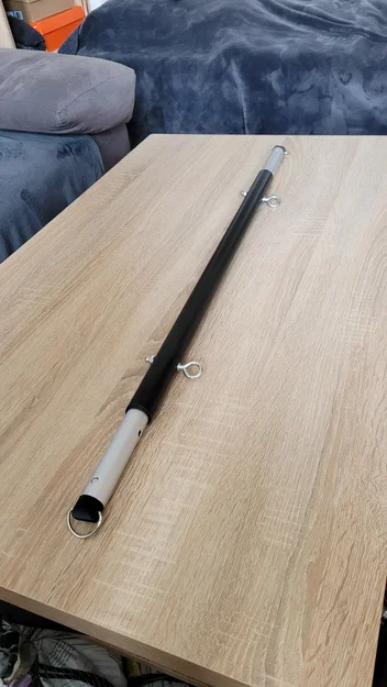 Thanh Spreader Bar BDSM Adjustable (Chỉnh Dài 60–90cm) - Image 2