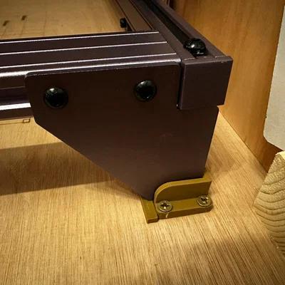 Chân/giá cố định Atomstack A5 Pro+ Laser Engraver lên ván nền
