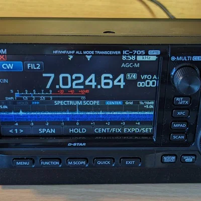 Chân đế để bàn cho Icom IC-705 (Icom IC-705 table stand)