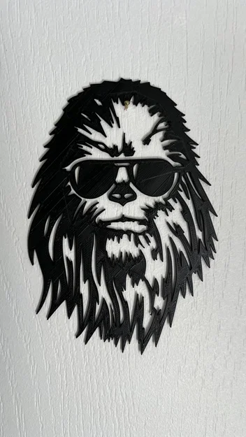 Mô hình trang trí tường Chewbacca cực chất cho fan Star Wars - Image 1