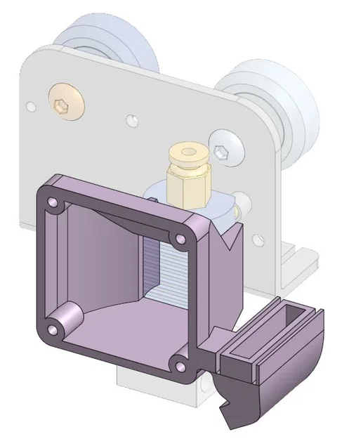 Ống gió quạt tối giản cho Ender 3 / V2 (Bare Bones Ender 3 / V2 Fan Shroud) - Image 5