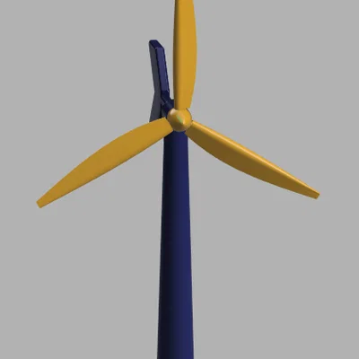 Tua-bin gió in 3D (3D printable wind turbine)