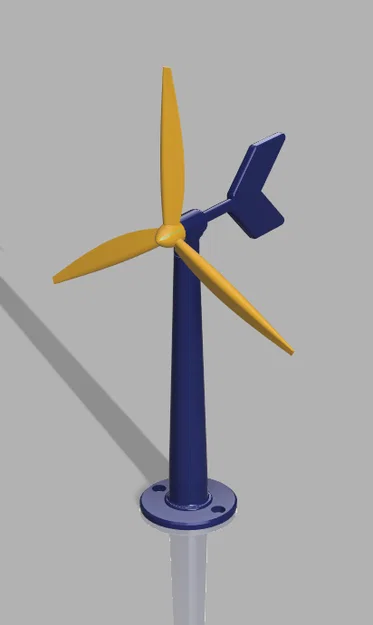 Tua-bin gió in 3D (3D printable wind turbine) - Image 4