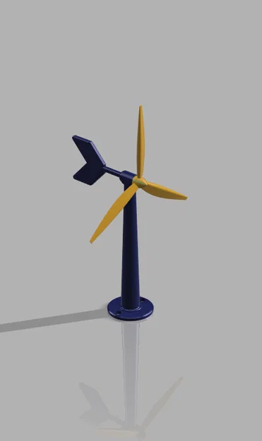 Tua-bin gió in 3D (3D printable wind turbine) - Image 5