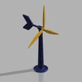 Tua-bin gió in 3D (3D printable wind turbine) - Thumbnail 5