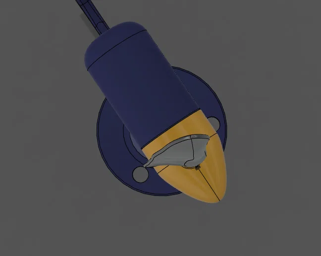 V4 Wind Turbine in 3D có thể in (3D printable) - Image 2