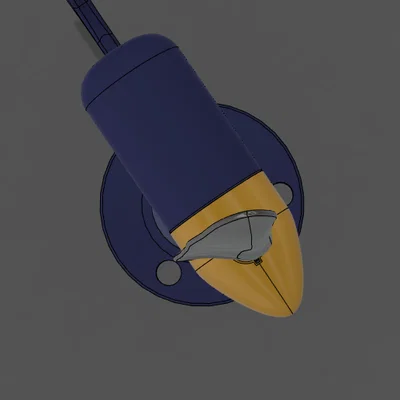 V4 Wind Turbine in 3D có thể in (3D printable)