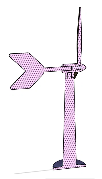 Tua-bin gió in 3D (3D printable wind turbine) - Image 6