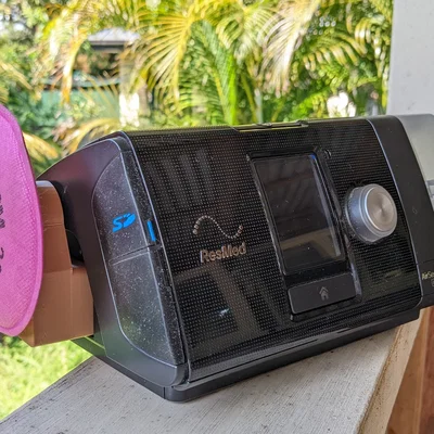 Adapter CPAP ResMed AirSense 10 sang filter 3M bayonet