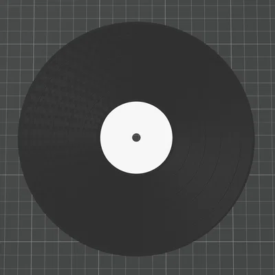 Mô hình đĩa than 7 inch (7 inch Vinyl Record) file STL trang trí