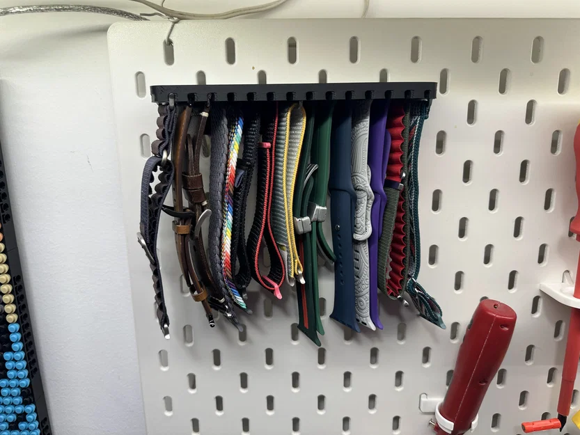 Giá treo dây đeo Apple Watch cho bảng IKEA Skadis tiện lợi - Image 1