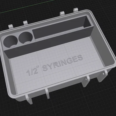 Hộp Đựng Dụng Cụ Y Tế 3D (Remix Rugged Storage Box)
