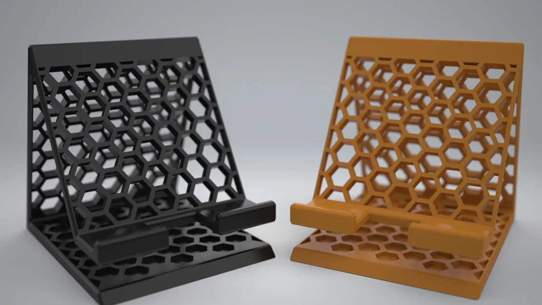 Phone Stand 3000 - Giá đỡ điện thoại hoạ tiết honeycomb hiện đại - Image 2