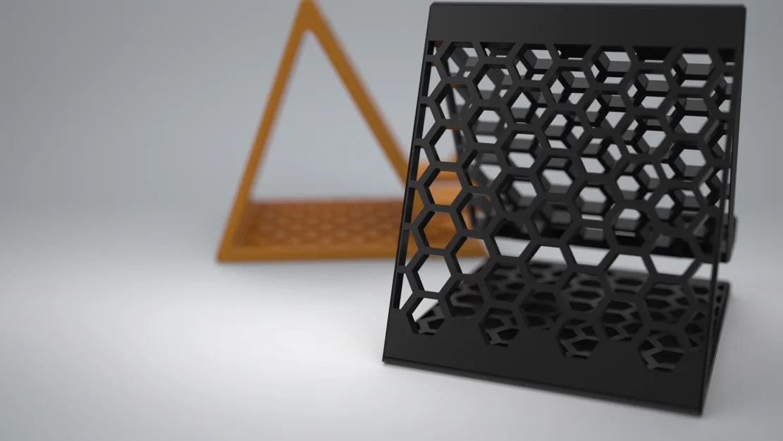 Phone Stand 3000 - Giá đỡ điện thoại hoạ tiết honeycomb hiện đại - Image 3