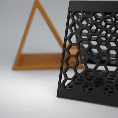 Phone Stand 3000 - Giá đỡ điện thoại hoạ tiết honeycomb hiện đại