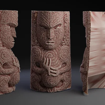 Mô hình điêu khắc Maori 3D - Tinh hoa văn hóa New Zealand