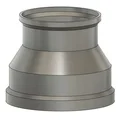 Adapter ống gió 3 inch sang 4 inch (3 to 4 inch hose adapter) - Thumbnail 2