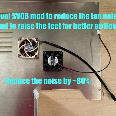 Mod quạt êm & tăng AirFlow cho Sovol SV08