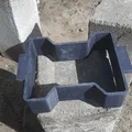 Khuôn in 3D đúc gạch bê tông tự chèn Moule pavé - Thumbnail 2