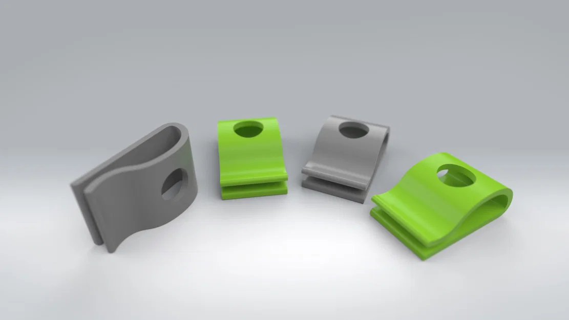 Kẹp Cáp/Dây (Dễ In) – Cable / Wire Clip (Easy To Print) - Image 1