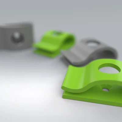 Kẹp Cáp/Dây (Dễ In) – Cable / Wire Clip (Easy To Print)