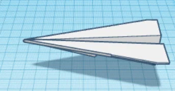 Mô hình máy bay giấy trang trí 3D độc đáo - Image 1