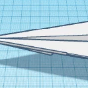 Mô hình máy bay giấy trang trí 3D độc đáo