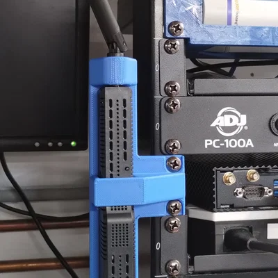 Ngàm gắn server rack cho smlight SLZB-06 PoE Zigbee coordinator (rack mount)