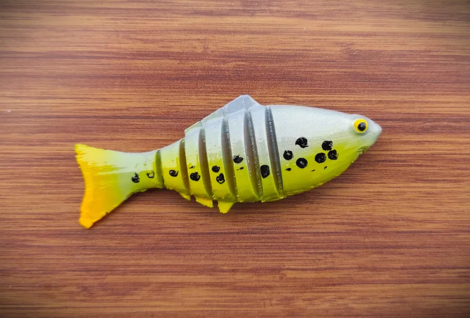 Mô hình mồi giả câu cá đa khớp SWIM BAIT (In 3D bằng nhựa dẻo TPU) - Image 1