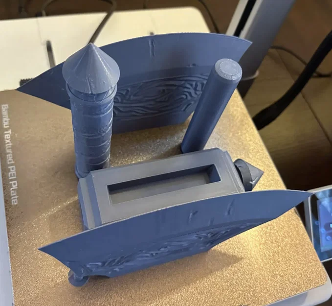 Mô hình rìu chiến hai lưỡi độc đáo - Thiết kế in 3D không cần support - Image 3