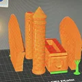 Mô hình rìu chiến hai lưỡi độc đáo - Thiết kế in 3D không cần support - Thumbnail 5