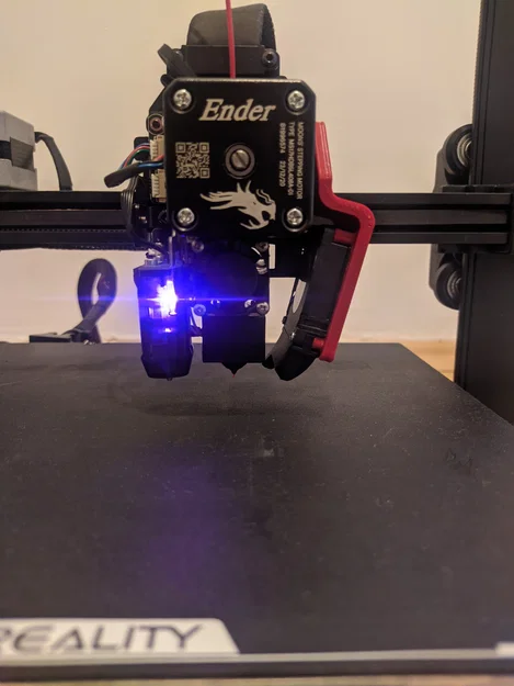 Ender 3 V3 SE - Ốp quạt nhẹ (Fan Shroud) bản thấp hơn - Image 1