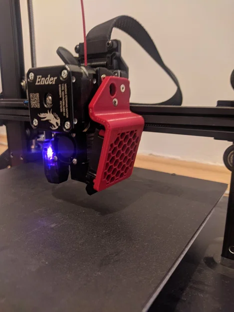 Ender 3 V3 SE - Ốp quạt nhẹ (Fan Shroud) bản thấp hơn - Image 2