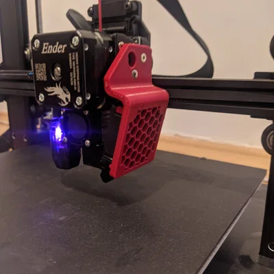 Ender 3 V3 SE - Ốp quạt nhẹ (Fan Shroud) bản thấp hơn
