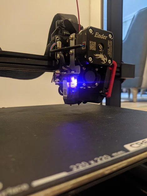 Ender 3 V3 SE - Ốp quạt nhẹ (Fan Shroud) bản thấp hơn - Image 3