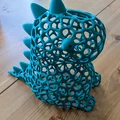 Voronoisaurus Rex Piggybank – Heo đất khủng long kiểu Voronoi - Thumbnail 1