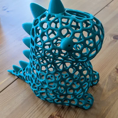 Voronoisaurus Rex Piggybank – Heo đất khủng long kiểu Voronoi