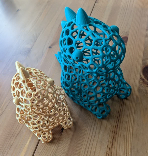 Voronoisaurus Rex Piggybank – Heo đất khủng long kiểu Voronoi - Image 2