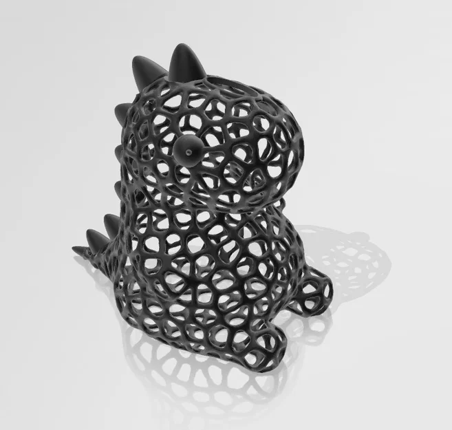 Voronoisaurus Rex Piggybank – Heo đất khủng long kiểu Voronoi - Image 3