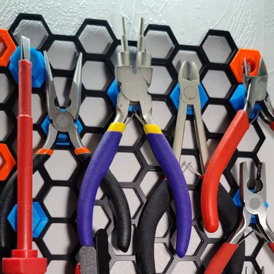 Giá treo nam châm cho bảng đục lỗ Honeycomb Storage Wall (HSW)