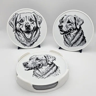 Bộ lót ly Golden Retriever - Hueforge