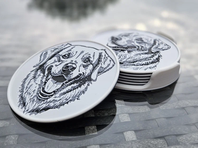 Bộ lót ly Golden Retriever - Hueforge - Image 10