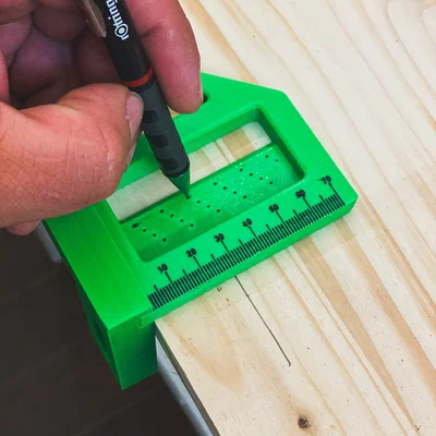 Thước đo đa góc 3D 45/90 độ – Eke thợ mộc, protractor & thước kẻ line