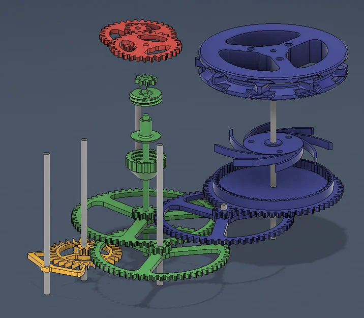 Cụm Bánh Răng Truyền Động Đồng Hồ (Clock Gear Train Assembly) - Image 1